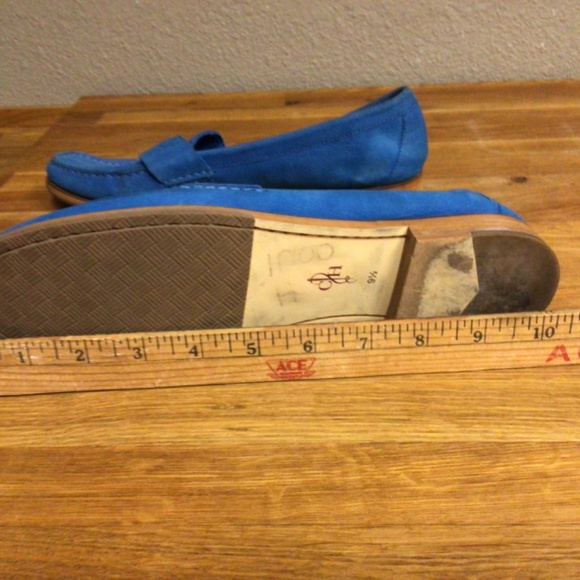 Cole Haan blue sude shoes size 9.5 - Picture 3 of 4